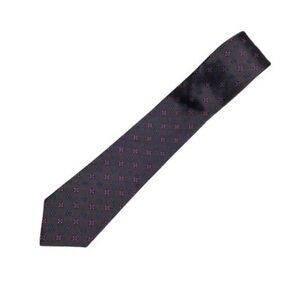 INDOCHINO Silk Gray Floral Tie